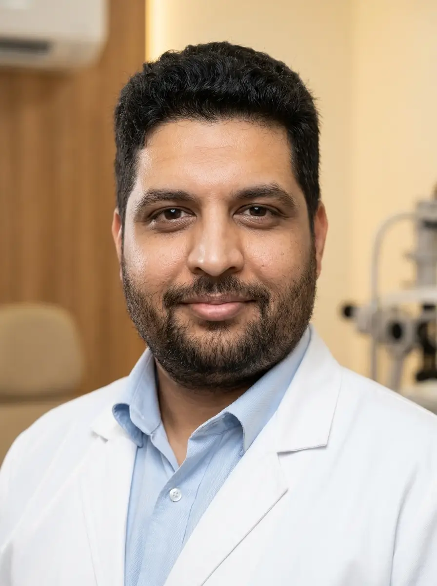 Portrait of Dr. Aman Khanna, orthopaedic surgeon in Surat